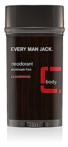 Every Man Jack Deodorant Stick Aluminum Free Cedar Wood -- 3 oz - 2pc by Every Man Jack