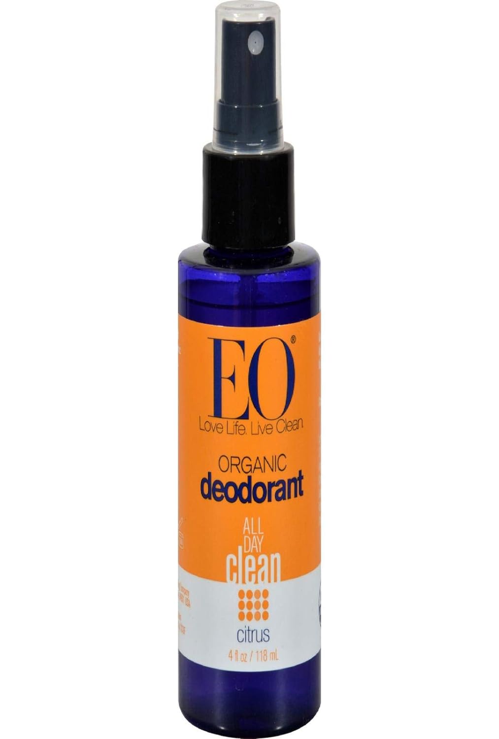 EO Organic Deodorant Spray, Citrus, 4 Fluid Ounce