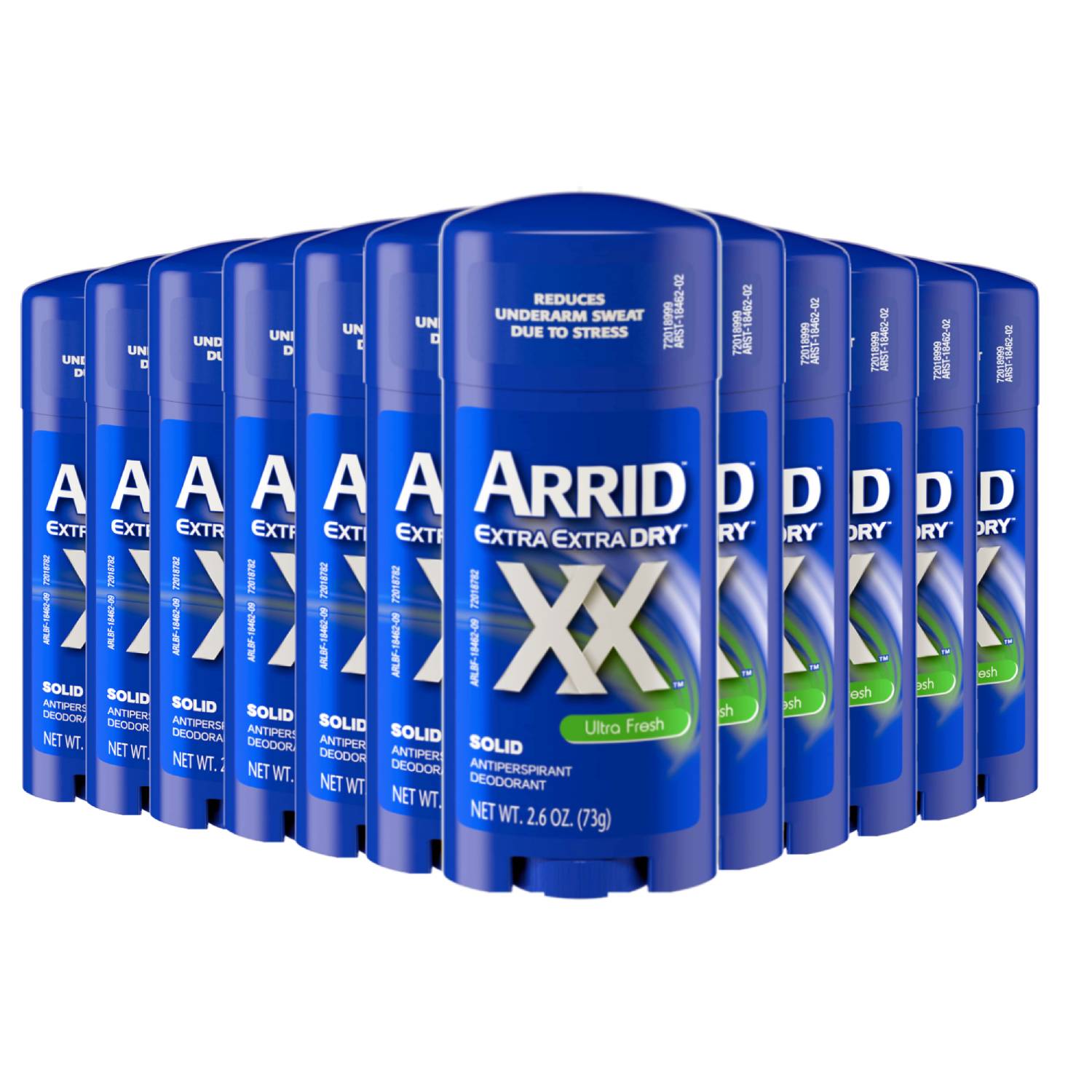 ARRID Extra Dry Ultra Fresh Antiperspirant, Solid,  2.6 oz - 12 Pack