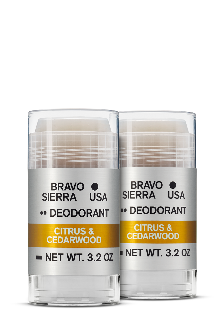 CITRUS & CEDARWOOD DEODORANT - 2-PACK