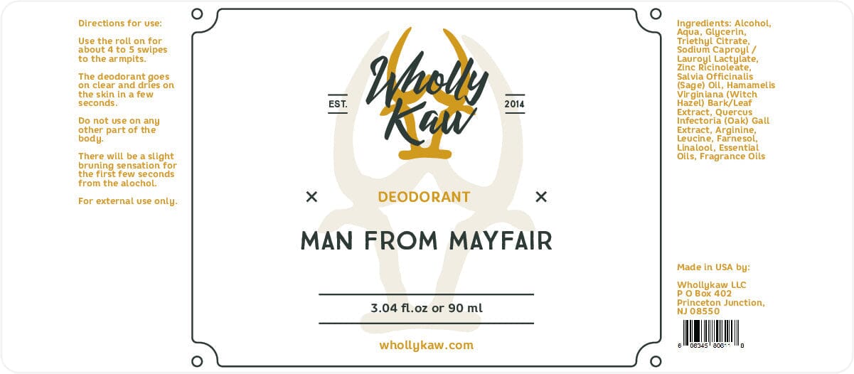 Man from Mayfair Deodorant Deodorant WhollyKaw 4