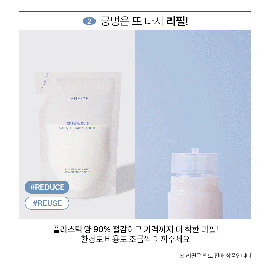 Cream Skin Cerapeptide Refiner *2023 NEW* Refill Pouch