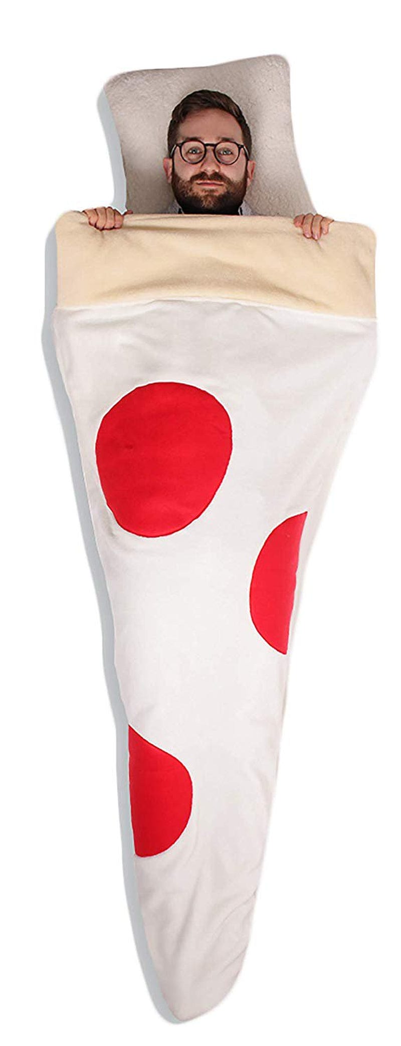 Gilbins Plush Ultra-Soft Fleece Snuggle-In Sleeping Bag Blanket for Lounging on the Couch