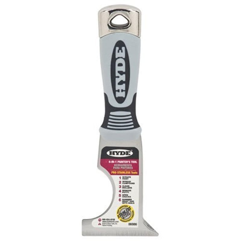 HYDE 06986 Stiff 6-In-1 Multi-Tool, 2.5 Inch