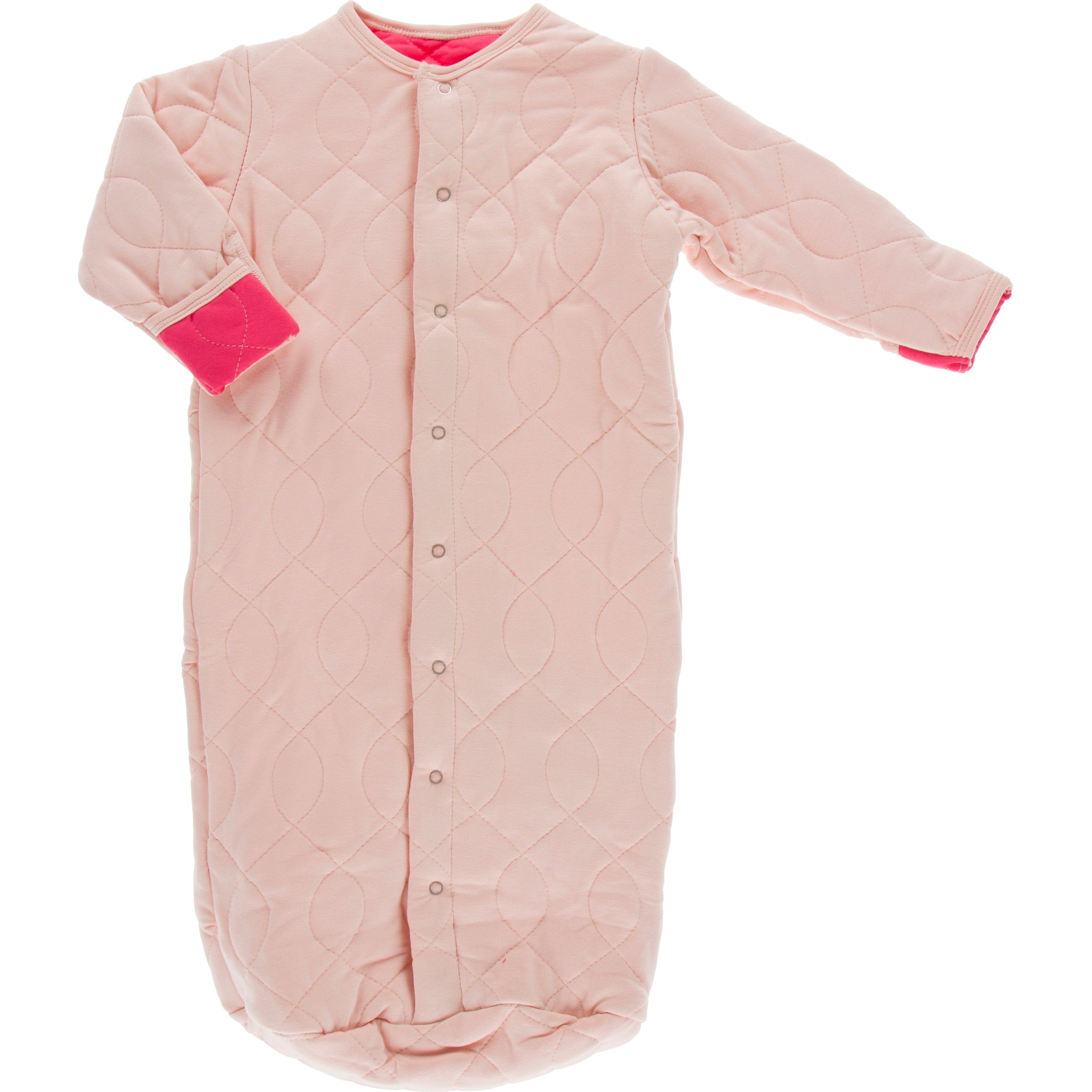 Kickee Pants Quilted Sleeping Sack Peach Blossom/Taffy